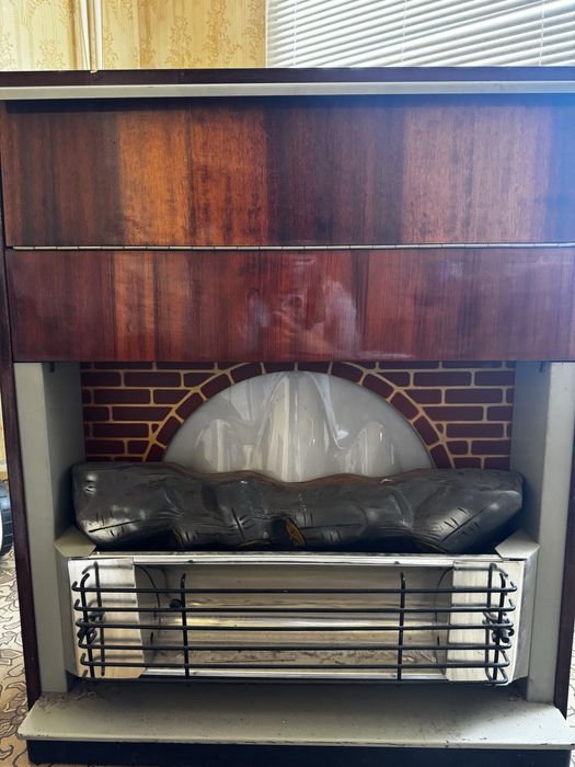 Декоративна камина с реотан