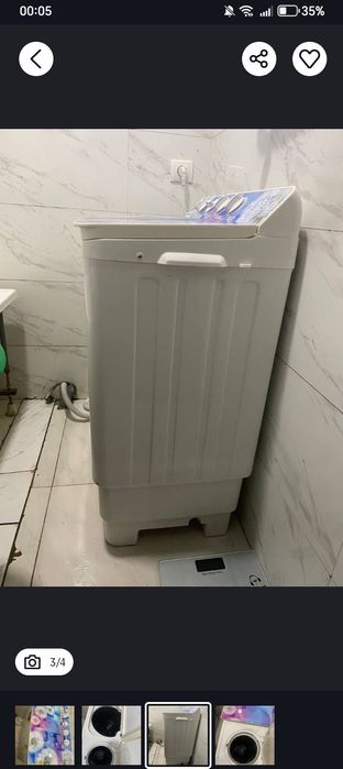 Polavtomat kir yuvosh mashinasi sotiladi 3.rmarta ishlatildi yengi tur