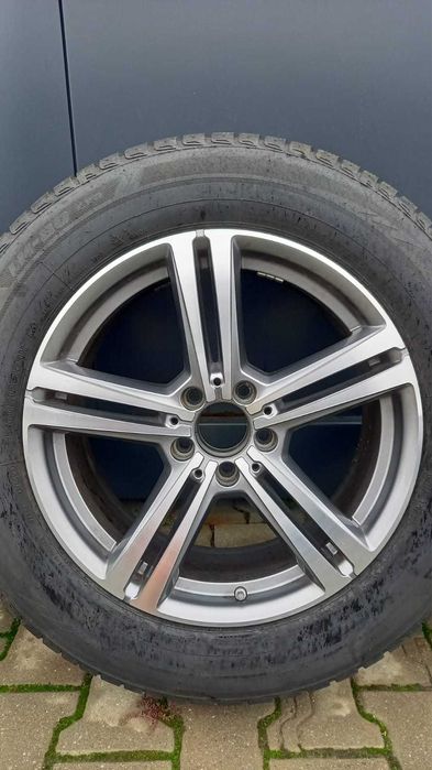 Set roti MB GLC R18, anvelope iarna Bridgestone DOT 2024 235/60 R18