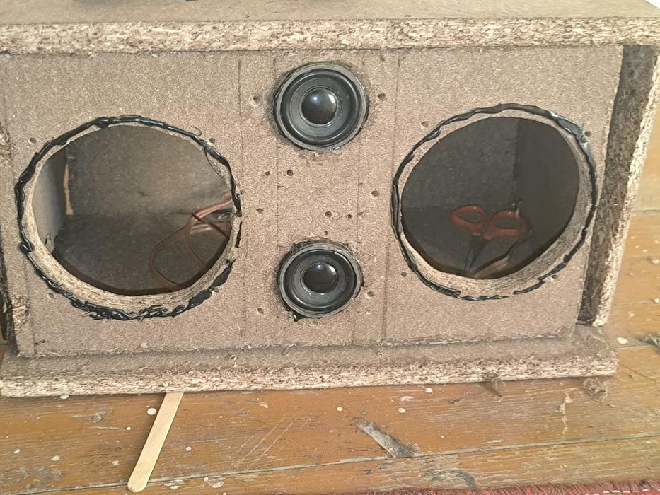 Kuchli DIY AUDIO komplekt — 2 katta + 2 kichik kolonka