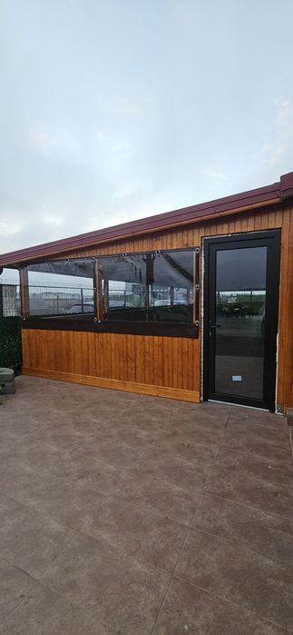 Inchideri terase, foisoare si balcoane cu folie de 0.8 mm