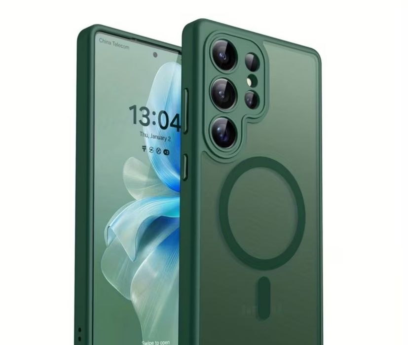 Samsung S26/S25/S24/S23/S22 кейс Shockproof magsafe ударо-устойчив мат
