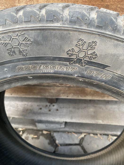 4 шины липучка 225 /55 /17
