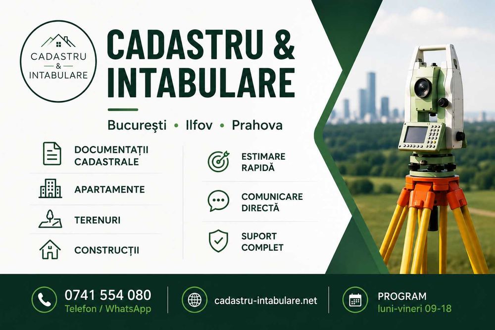 Cadastru & Intabulare București – Ilfov
