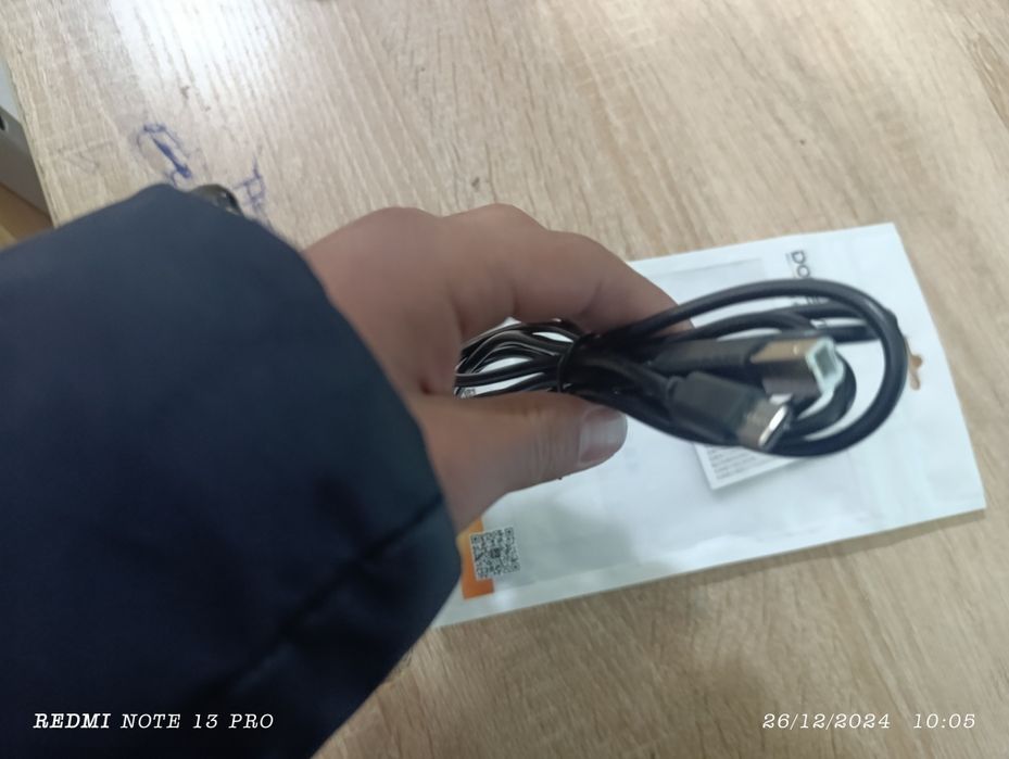 Printer va telfonni ulash uchun kabel