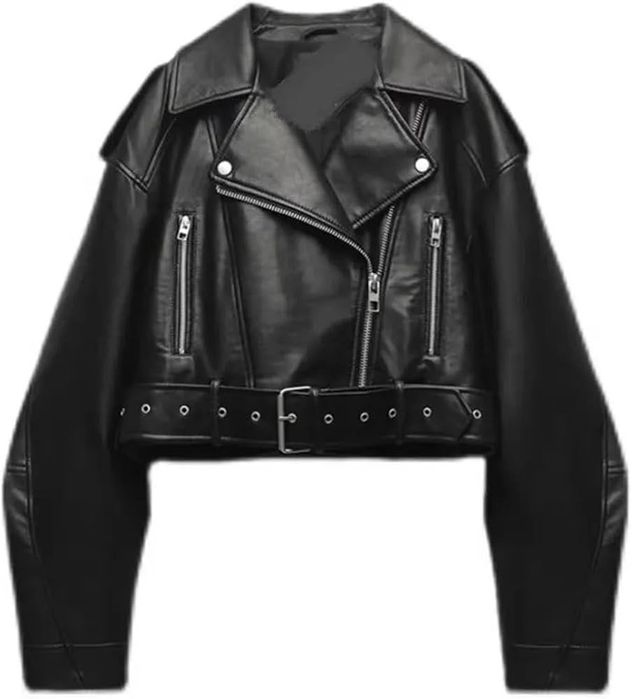Кожено яке zara.