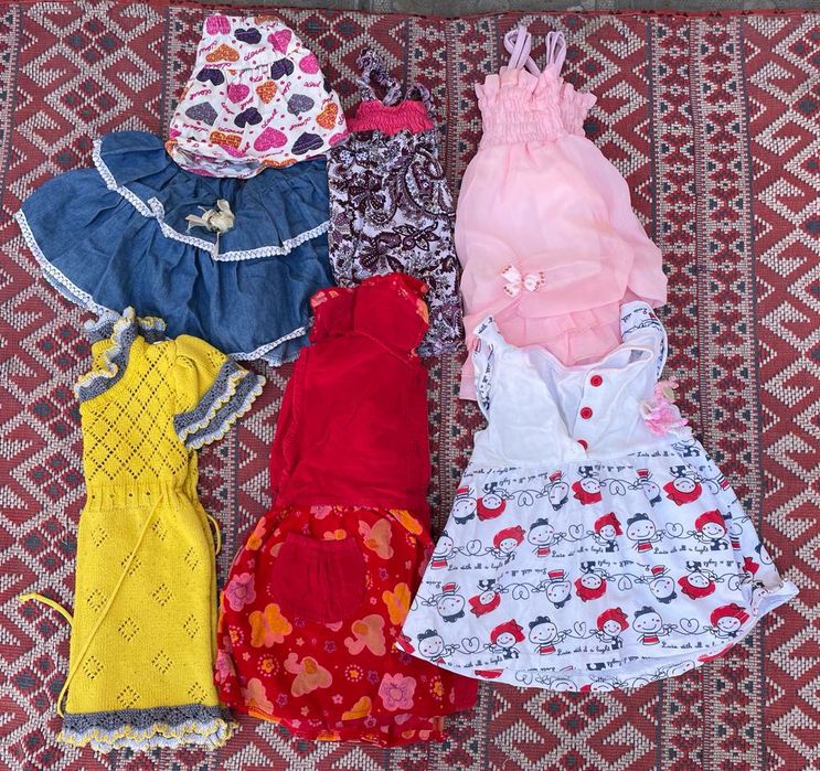 Вещи для девочек на год -полтора по 300т