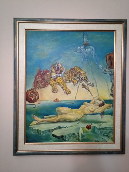 Картина - копие на Салвадор Дали.