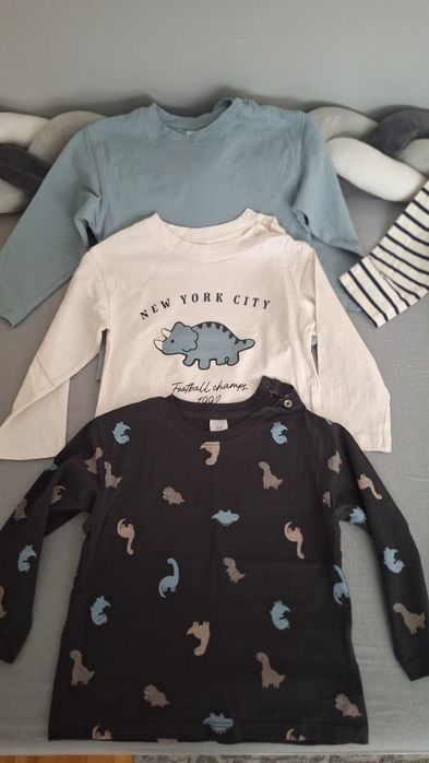 Set bluzite subțiri bumbac h&m 92 noi