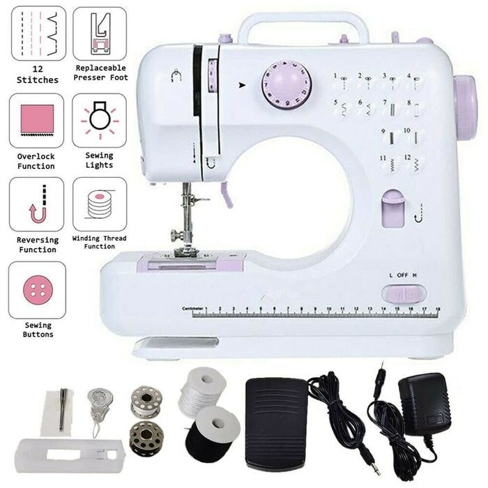 Электрическая мини швейная машина с 12 стежки tikuv mashina Im30