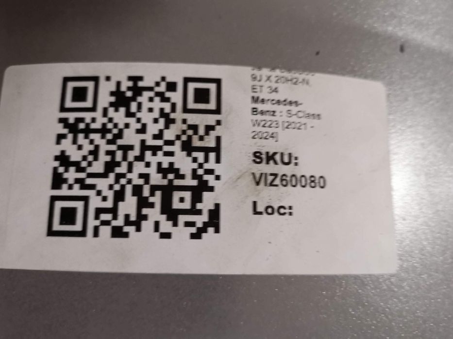 Джанта 9J X 20H2-N, ET 34 Мерцедес-Бенц С-Клас / Mercedes-Benz S-Class