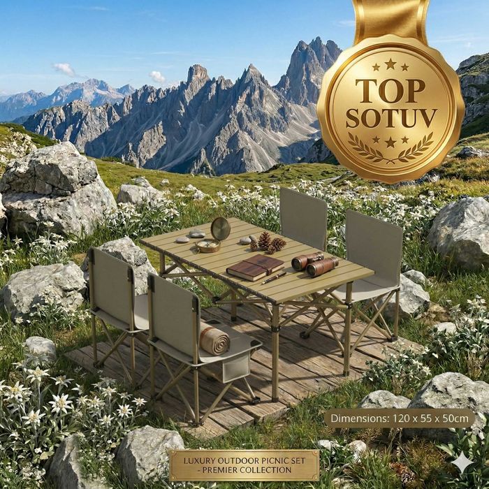 Стол для пикника + 4 стула. Piknik stol + 4 stul