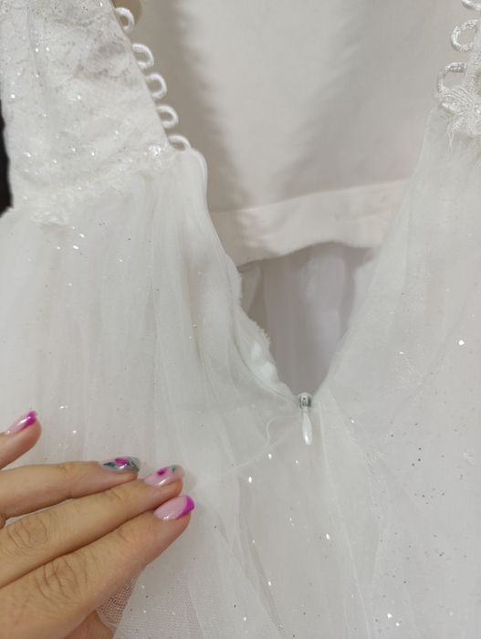 Дълга шаферска рокля