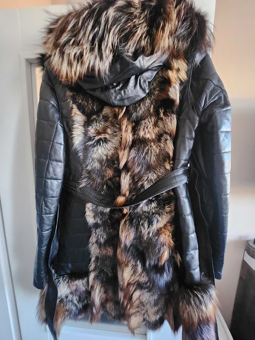 Страхотно кожено зимно яке