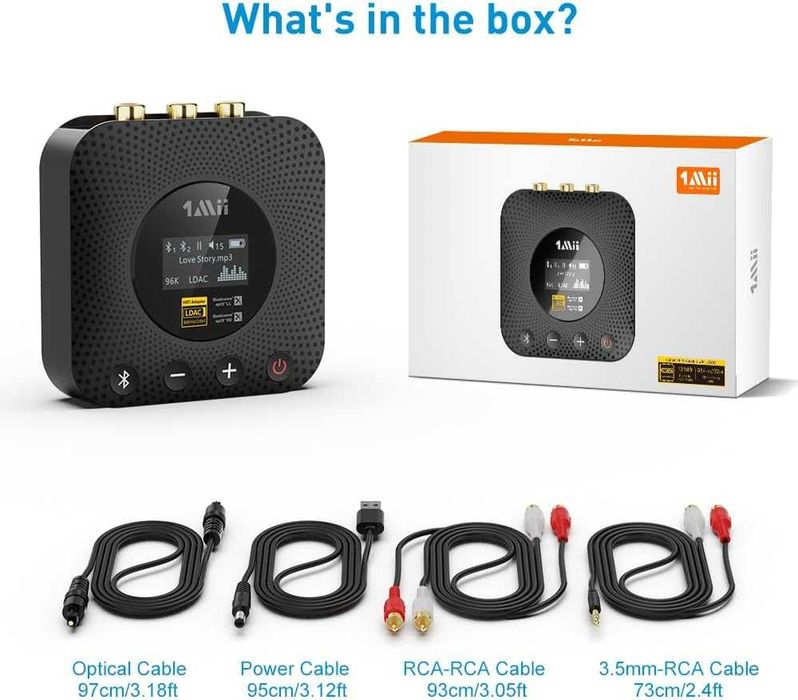 Adaptor convertor audio WiFi/bluetooth pentru amplificator AV analogic