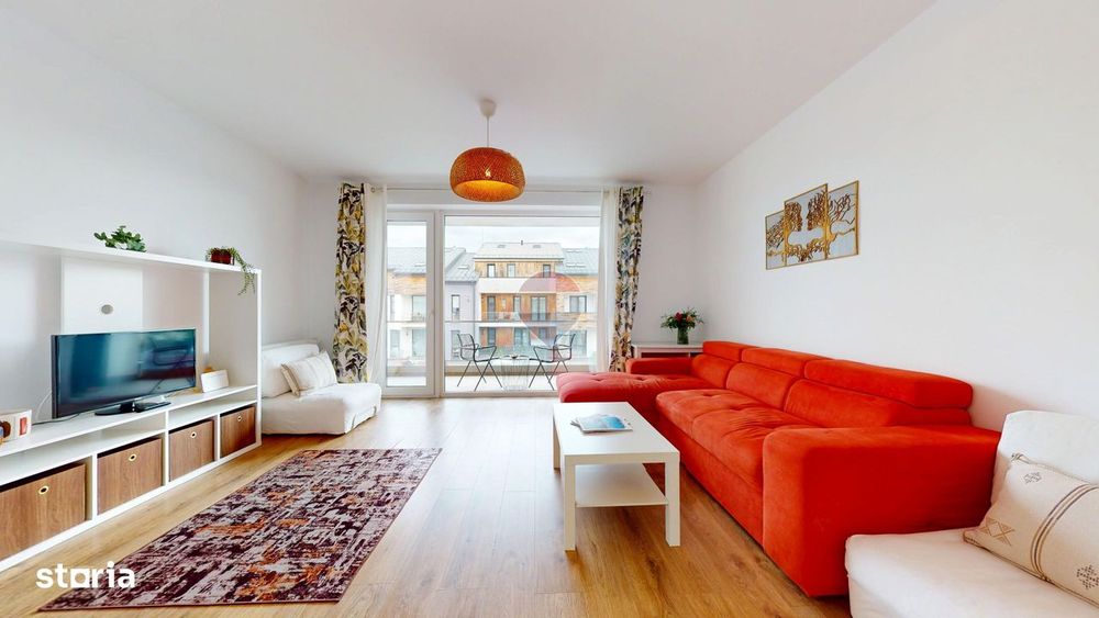 Apartament cu 2 camere de închiriat în UNO Brașov | Balcon generos