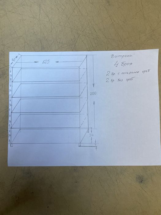 Витрини/Щанд маси