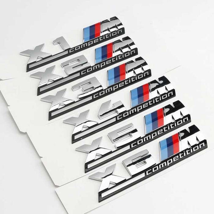 Embleme X1M X2M X3M X4M X5M X6M Competition Stema Sigla Emblema Crom