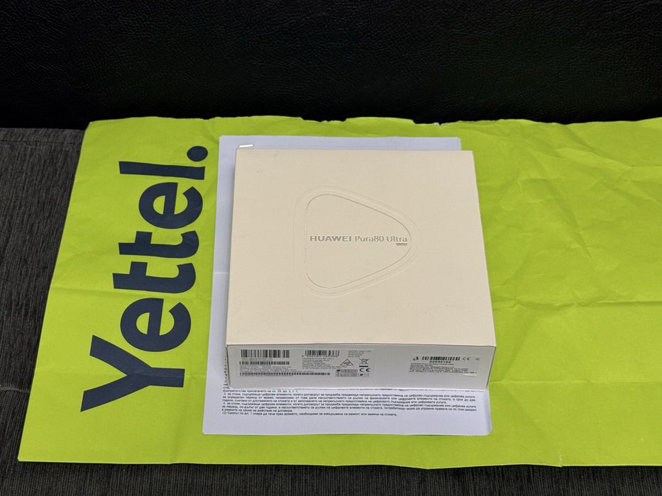 ЧИСТО НОВ 512GB Huawei Pura 80 ULTRA Yettel Гаранция 2029 GOLD