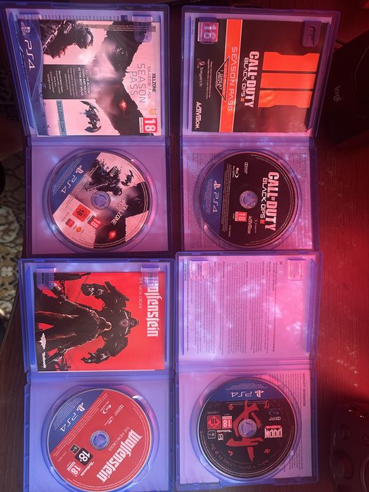 Jocuri PS 4 - pachet 8 bucati stare foarte buna