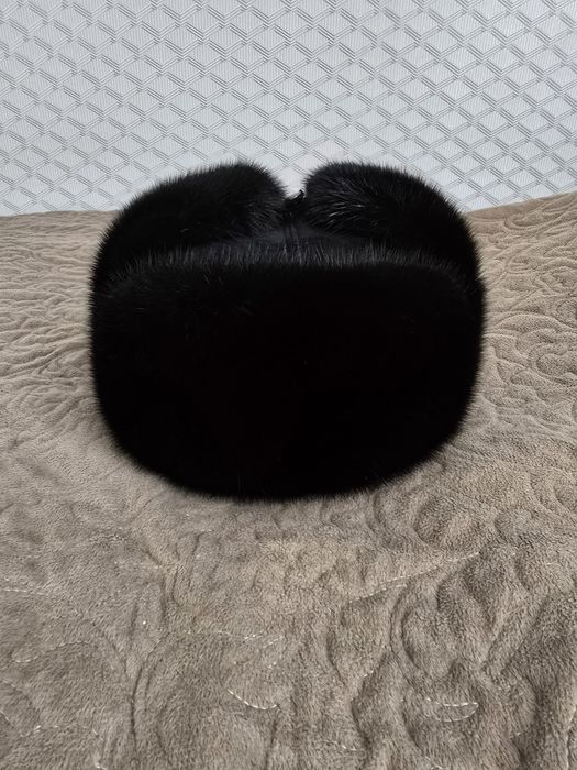 Шапка норковая, ушанка