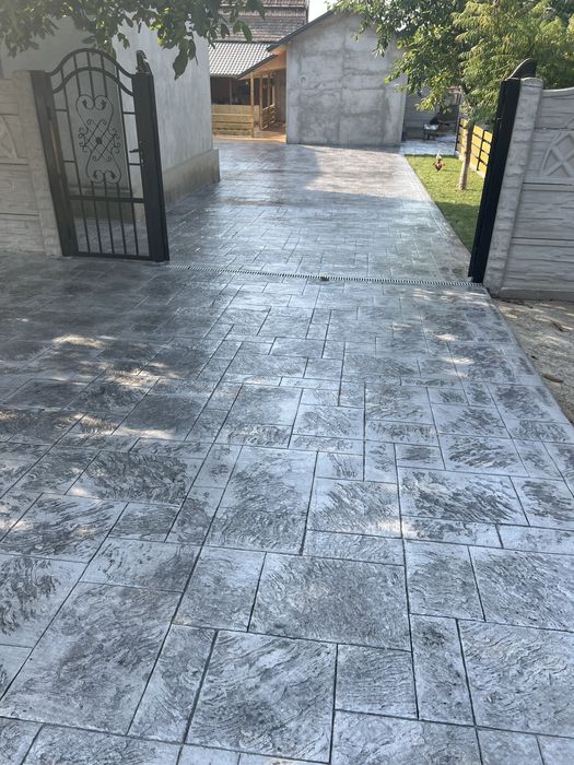 Beton amprentat si vertical