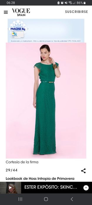 Rochie lucrată manual, Hoss Intropia, Spain