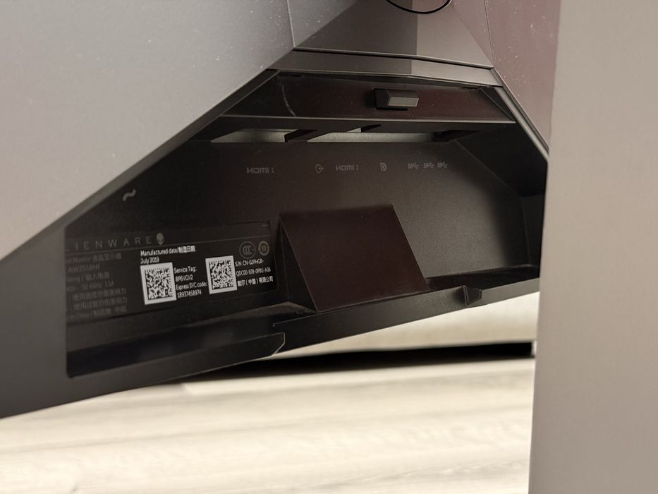 Monitor Gaming LED TN Dell Alienware 25", 240Hz, 1ms, AW2518HF