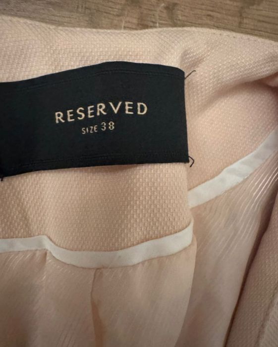 Sacou damă Reserved, mărimea 38, culoarea piersică