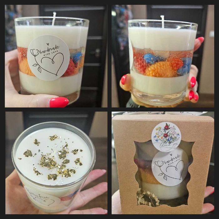 Ароматни свещи различни видове