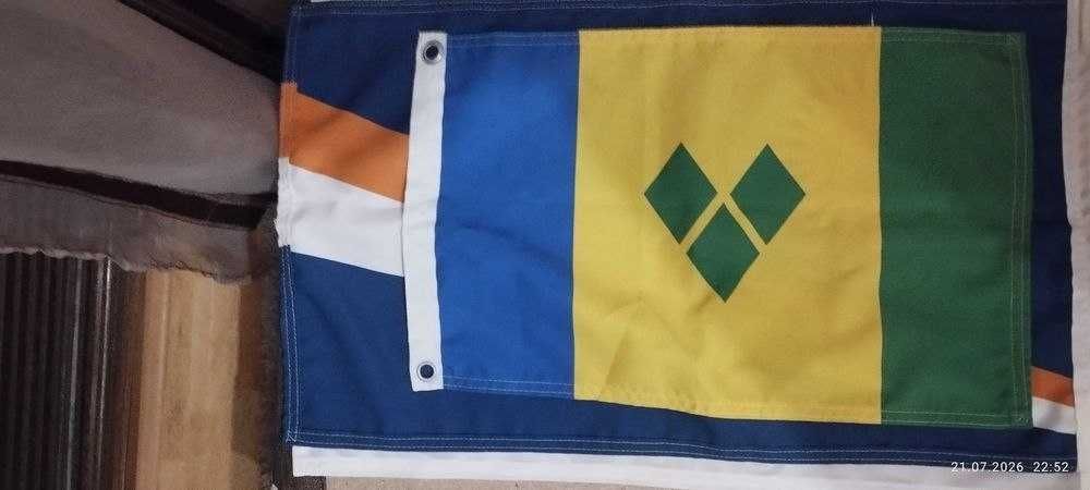 Saint Vincent and the Grenadines, Marshall Islands, Barbados, Malta Знамя Сент Винсент и Гренади, Малта, Барбадос, Маршалови острова Знамя