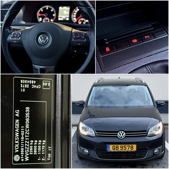VW Touran 2.0 TDI, 7 locuri, Facelift, Piele, Panoramic, Navi!