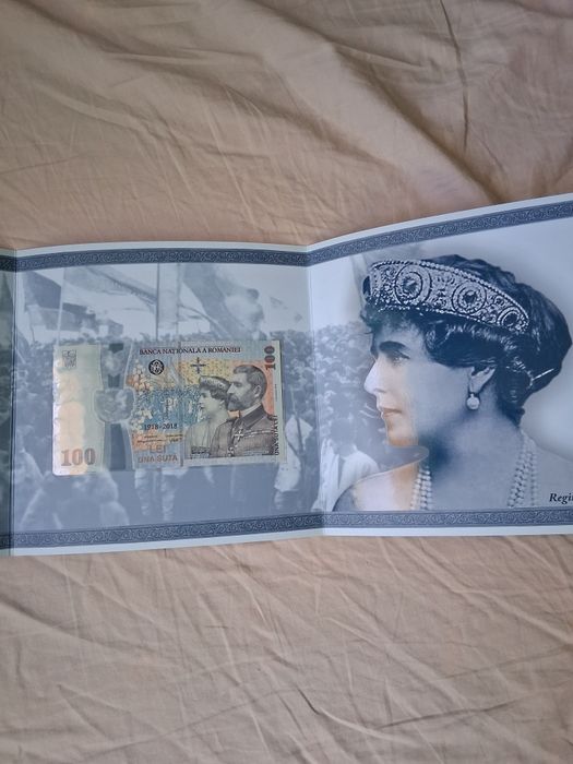 Bancnota aniversara 100 de ani de la Marea Unire BNR