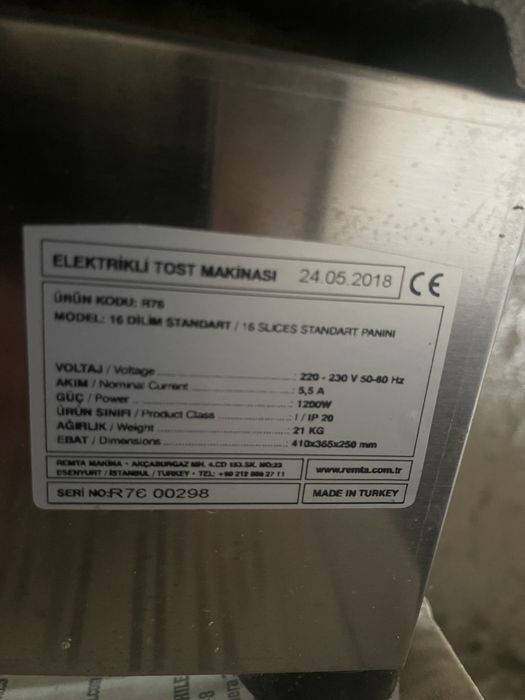 Grill Presa Remta R76