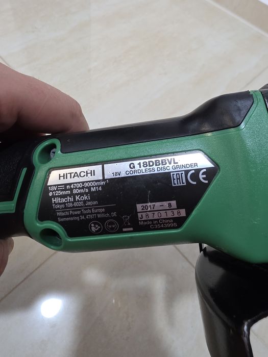 Polizor unghiular Flex Hikoki G 18DBBVL