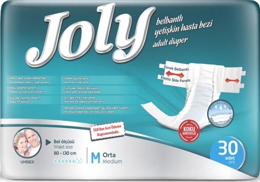 Продам памперсы Joly размер M