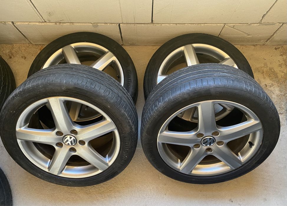 Jante R17 Originale Vw Anvelope Continental 235/45 Vara