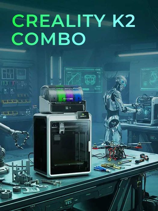 3D PRINTER CREALITY K2 Combo 3D принтер (Гарантия , официал. дилер)