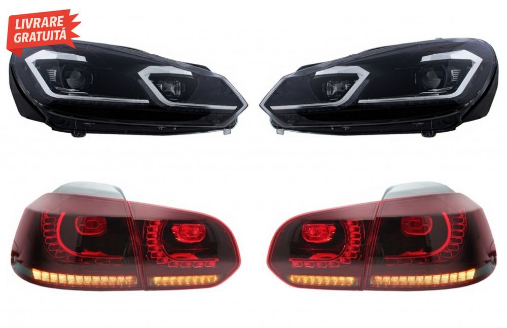 Faruri LED si Stopuri FULL LED VW Golf 6 VI (2008-2013) Facelift G7.5