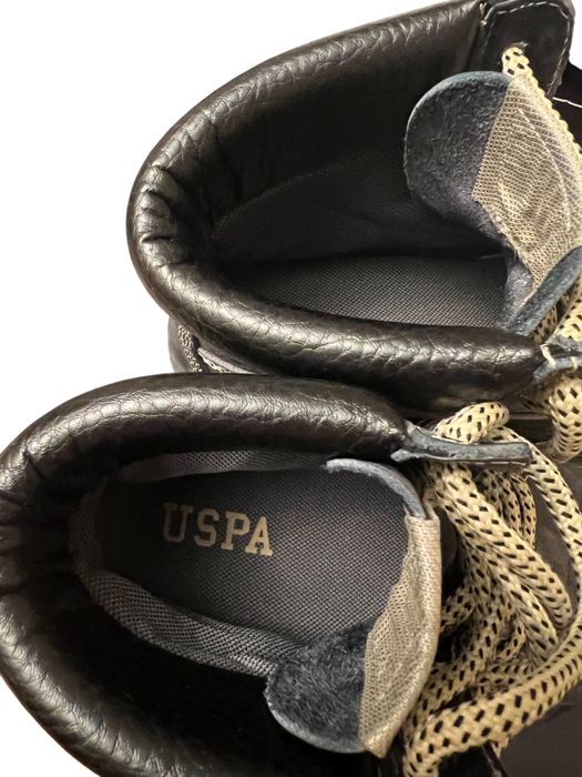 Ботинки US Polo Assn с шипами синие