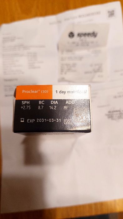 Еднодневни контактни диоптрични лещи +2.75