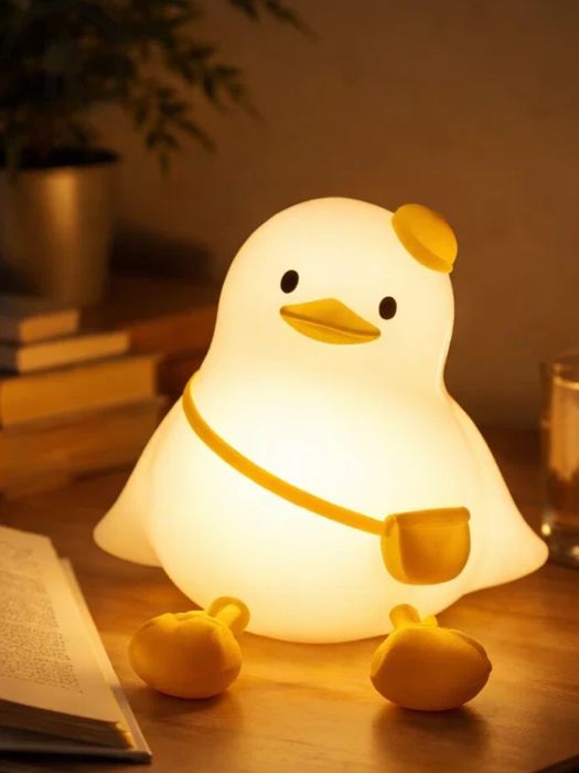 Детский ночник Hoco HX16, мягкий силикон, регулировка яркости