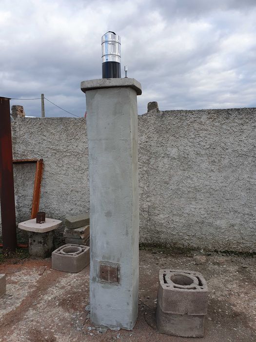 Coș Fum Refractar Ø200mm – Ideal Sobe Șeminee Centrale