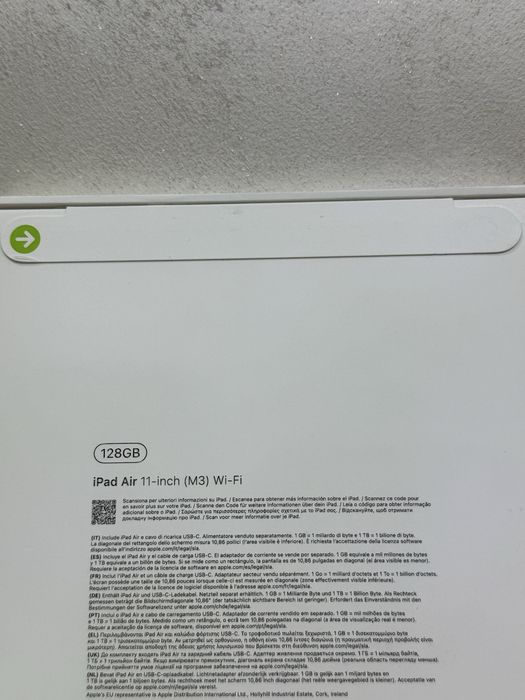 Ipad Air 11 inchi , M3 128gb Wi-Fi , sigilata , Purple .