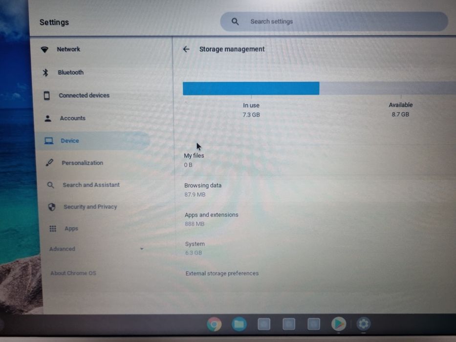 vand laptop Acer CB5-571 Chrome Os..15.6"..quad core..4 gb.