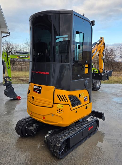Miniexcavator Lubeck W169 Y CAB~ NOU~Motor YANMAR 3 cilindri~ Garantie 2 ani