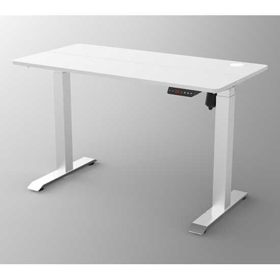 Умный стол регулируемый по высоте геймерский / офисный белый и черный