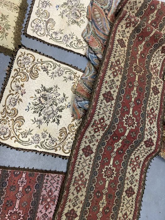 Комплект гобленови покривки Франция 1970