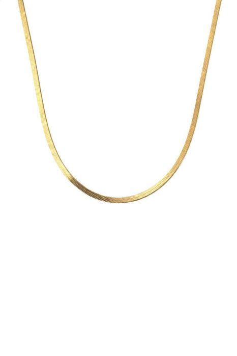 Lanț Snake din Oțel Inoxidabil Chirurgical Placat cu Aur de 18K