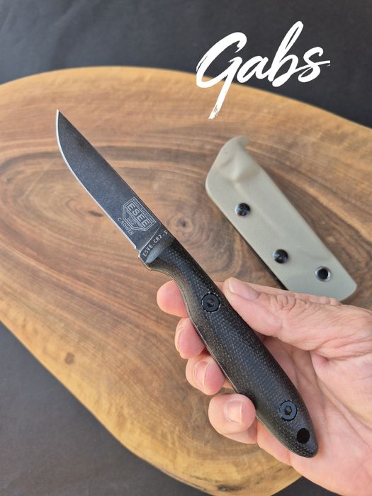 Фиксиран нож ESEE  ROWEN,фултанг DC53 с  тактическа кания Kydex